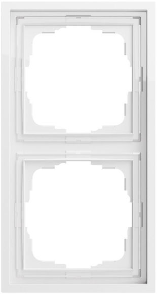 Abdeckrahmen 2f Gira F300 Reinweiß