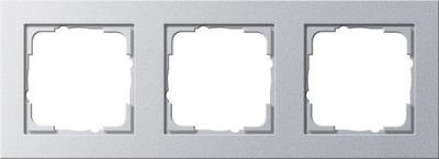 Abdeckrahmen 3f Gira E2 F Alu