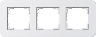 Abdeckrahmen 3f Gira E3 Reinweiß/Reinweiß
