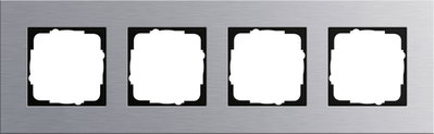 Abdeckrahmen 4f Gira Esprit Aluminium