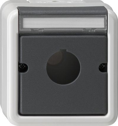 Gehäuse BSF Taster Ø 22,5 mm WG AP Grau