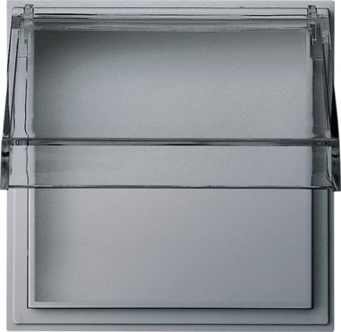 Adapterrahmen KD transparent Gira TX_44 (WG UP) F Alu
