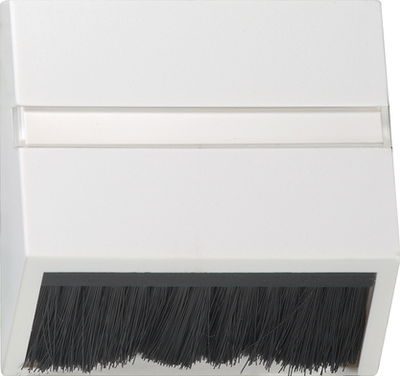 Haube steckb. Adapterrahmen System 55 Reinweiß