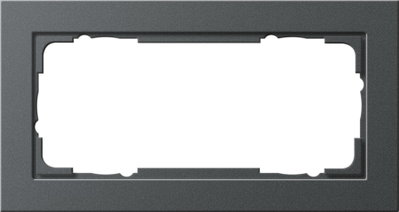 Abdeckrahmen 2f o.M. Gira E2 Anthrazit