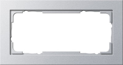 Abdeckrahmen 2f o.M. Gira E2 F Alu