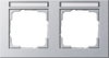 Abdeckrahmen 2f waager. BSF Gira E2 F Alu