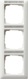 Abdeckrahmen 3f senkr. BSF Gira Standard 55 Reinweiß m