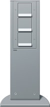 E-Säule 3x SCHUKO SP 491 mm Gira Energiesäule F Alu