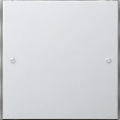 Tastsens.3 Komfort 1f KNX Flächenschalter Reinweiß