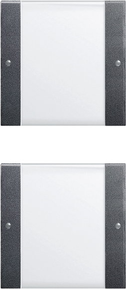 Wippenset 2f (1+1) BSF System 55 Klar/Anthrazit