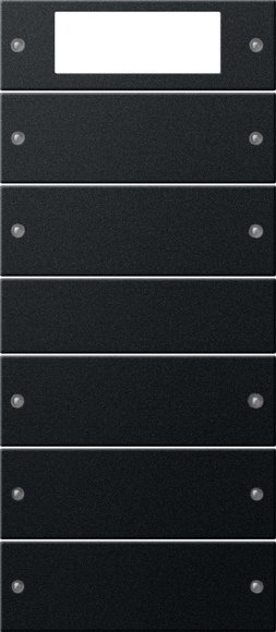 Wippenset 5f Plus (2+3) System 55 Schwarz m(lack.)