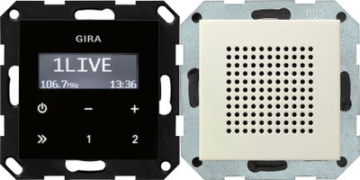 UP-Radio RDS Lautsprecher System 55 Cremeweiß