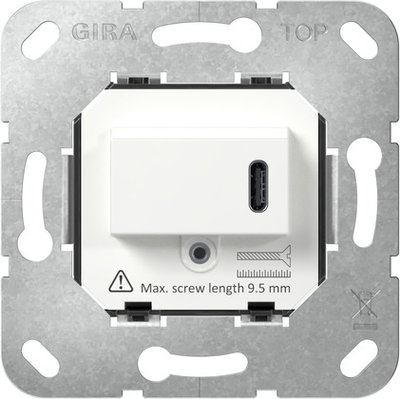 USB-Spannungsvers. PD 1f Typ C 65 W Einsatz Weiß