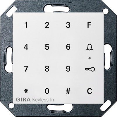 Gira Keyless In Codetastatur System 55 Reinweiß