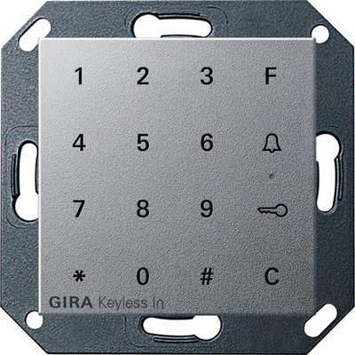 Gira Keyless In Codetastatur System 55 F Alu