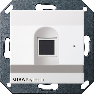 Gira Keyless In Fingerprint-Leseeinheit System 55 Reinweiß m