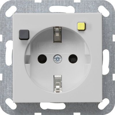 FI-Schutzsteckd. 30 mA SP System 55 Grau m