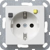 FI-Schutzsteckd. 30 mA SP System 55 Reinweiß m