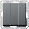 Wippschalter BS 3f Aus System 55 Anthrazit