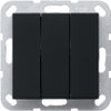 Wipptaster BS 3f Schließer System 55 Schwarz m