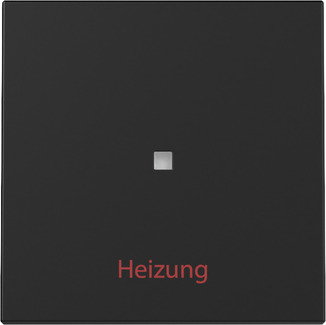 Wippe Kontrollf. + Heizung Ein/Aus System 55 Schwarz m