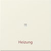 Wippe Kontrollf. + Heizung Ein/Aus System 55 Cremeweiß