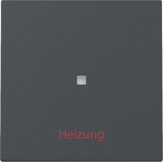 Wippe Kontrollf. + Heizung Ein/Aus System 55 Anthrazit