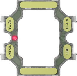 LED-Bel.el. 12 - 30 V~/V4 0,5 mA Zubehör Rot