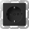 SCHUKO-Steckd. SRK System 55 Schwarz m