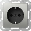 SCHUKO-Steckd. SRK System 55 Edelstahl