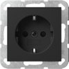 SCHUKO-Steckd. SP SRK System 55 Schwarz m
