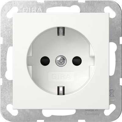 SCHUKO-Steckd. SP SRK System 55 Reinweiß m