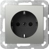 SCHUKO-Steckd. SP SRK System 55 Edelstahl