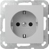 SCHUKO-Steckd. SP System 55 Grau m