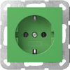 SCHUKO-Steckd. System 55 Grün