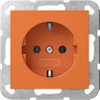 SCHUKO-Steckd. System 55 Orange