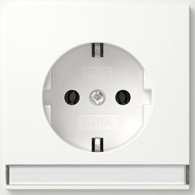 SCHUKO-Steckd. BSF + SP (IP20) Gira TX_44 Reinweiß