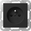 Steckd. Erdstift + SP System 55 Schwarz m
