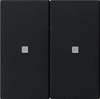 RF Bedienaufs. 2f KNX System 55 Schwarz m