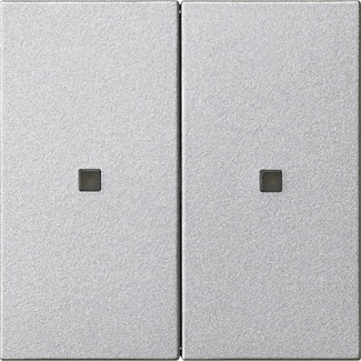 RF Bedienaufs. 2f KNX System 55 F Alu
