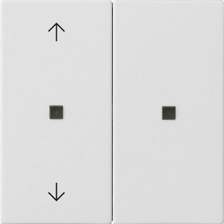 RF Bedienaufs. 2f Pfeile KNX System 55 Reinweiß m