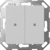 Taster Wippe 2f OneKNX System 55 Grau m