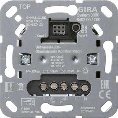 S3000 Uni-LED-Dimmeins. Komfort 2f Einsatz