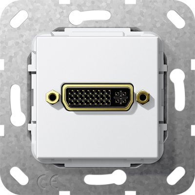 DVI (24+5) K-Peitsche Einsatz Reinweiß