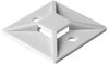 Befestigungssockel zum Kleben, Ø3.1 mm, Wmax=4.1mm, Kleber, L=19.0mm, H=3.8mm, weiß, 100ST