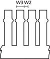 Verdrahtungskanal 60x80 mm, 2000 mm, PVC, grau