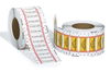 Schrumpfschlauchmarkierer im Leiterformat für Thermotransferdruck 3:1 (39.0 mm/13.0 mm) weiß 50 mm UL-gelistet