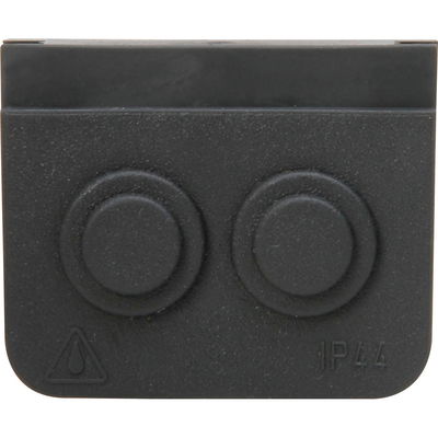 BLUE ELECTRIC - 2-fach Kabeleinführung, Farbe: anthrazit