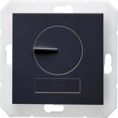 HK07 - elektronisches Raumthermostat "Basic", Farbe: anthrazit