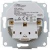 HK07 - Schutzkontakt-Steckdose, USB A/C Anschluss, Farbe: reinweiß